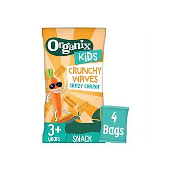 Organix - KIDS Crazy Carrot Crunchy Wave (4 x 14gbag)