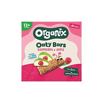 Organix - Raspberry & Apple Oaty Bars (6 x 23g box)