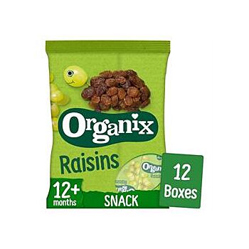 Organix - Mini Raisin Fruit Snack Boxes (12 x 14g)