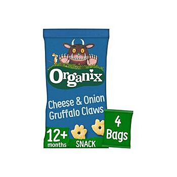 Organix - Cheese & Onion Gruffalo Claws (4 x 15gbag)