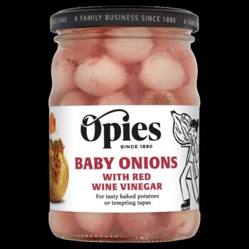 Opies - Onions with Red Wine Vinegar (350g)