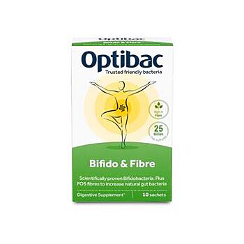 Optibac Probiotics - Bifidobacteria & Fibre (10 sachet)