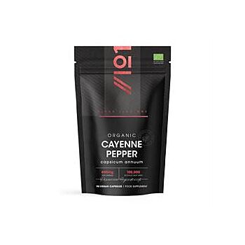 Alpha01 - Organic Cayenne Pepper 650mg (90 capsule)