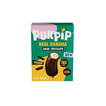Pukpip - Pukpip Dark Choc Dipped Banana (3 x 70g box)