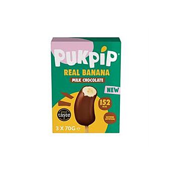 Pukpip - Pukpip Milk Choc Dipped Banana (3 x 70g box)