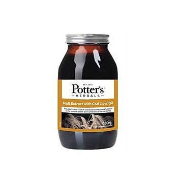 Potters - Malt Extract Cod Liver Oil (650g)