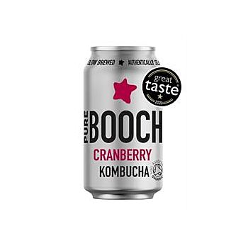 Pure Booch Kombucha - Organic Cranberry Kombucha (330ml)