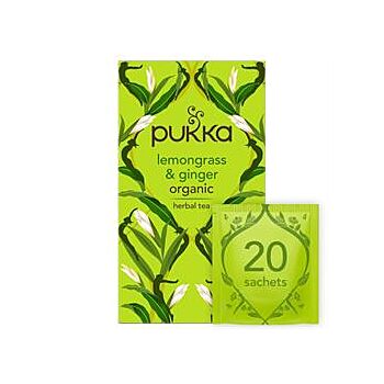 Pukka Herbs - Organic Lemongrass Ginger Tea (20bag)