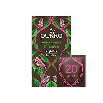 Pukka Herbs - Organic Peppermint & Licorice (20bag)