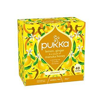 Pukka Herbs - Puk Org Lemon Ginger& Hon 40s (40 sachet)