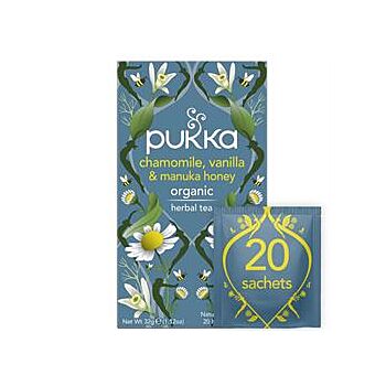 Pukka Herbs - Org Chamomile Vanilla & Manuka (20bag)