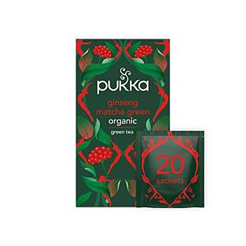 Pukka Herbs - Organic Ginseng Matcha Green (20bag)