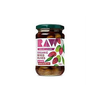 Raw Health - Org Green & Kalamata Olives (330g)