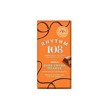 Rhythm 108 - Chocolate Tablet Cocoa Orange (100g)