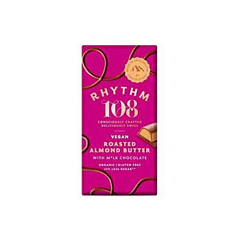 Rhythm 108 - Choc Tablet - Roasted Almond (100g)