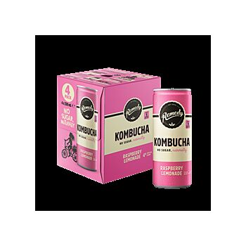 Remedy Kombucha - Raspberry Lemonade Multi Pack (4x330mlpack)