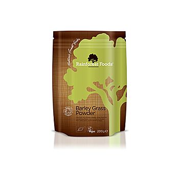 Rainforest Foods - Organic NZ Barley Grass Powder (200g)