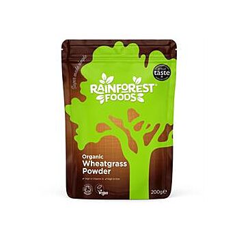 Rainforest Foods - Organic NZ Wheatgrass Powder (200g)