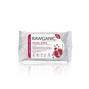 Rawganic - Anti-aging Facial Wipes (25wipes)