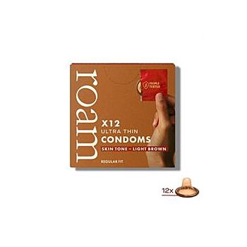 Roam - Skin Tone Condoms Light Brown (24g)
