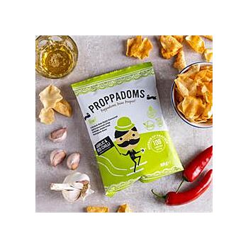 Proppadoms - Garlic & Red Chilli Proppadoms (75g)