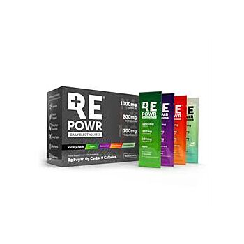 REPOWR Daily Electrolytes - FREE Variety 40s - Mix 2 (40 sachet)
