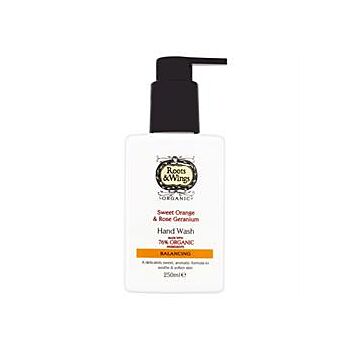 Roots and Wings - Orange & Rose Hand Wash (250ml)