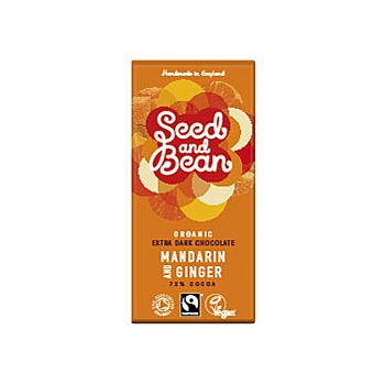Seed & Bean - Organic Dark Mandarin Ginger (75g)