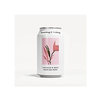 Something & Nothing - Hibiscus & Rose Premium Soda (330ml)