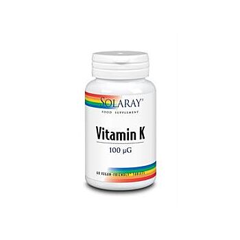 Solaray - Vitamin K 100mcg (60 tablet)