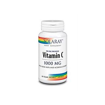 Solaray - Vitamin C 1000mg Time Release (60 capsule)