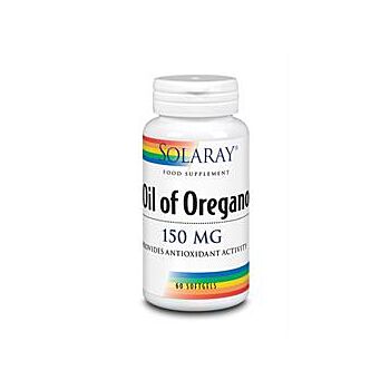 Solaray - Oil of Oregano 150mg (60 capsule)
