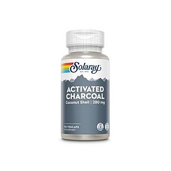 Solaray - Activated Charcoal 280mg (90vegicaps)