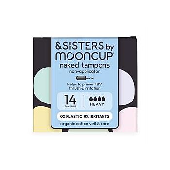 AND SISTERS - Non-Applicator Tampons Heavy (14pack)