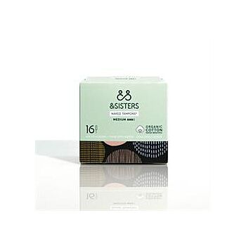 &SISTERS - Organic Cotton Naked Tampons (16pack)