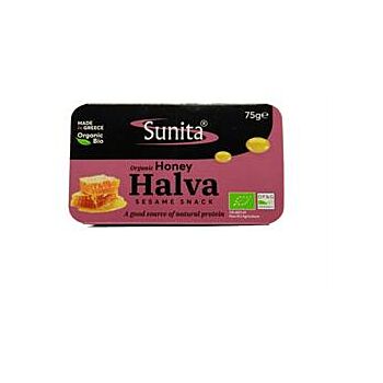 Sunita - Org Plain Honey Halva (75g)