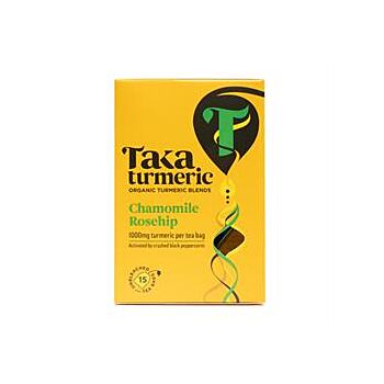 Taka Turmeric - Organic Chamomile Rosehip (15 sachet)