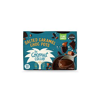 The Coconut Collaborative - Choc & Salted Caramel Pots (4 x 45g)