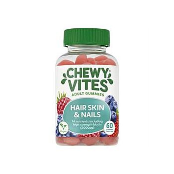 Chewy Vites - Hair Skin Nails Vitamins (60gummies)