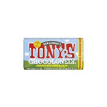 Tonys Chocolonely - White Choc Straw Cheesecake (180g)