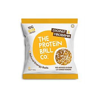The Protein Ball Co - Coconut & Macadamia Balls (45g)