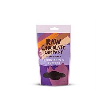 The Raw Chocolate Company - Peruvian 72% Chocolate Buttons (150g)
