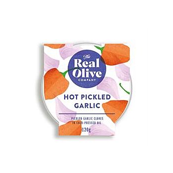 The Real Olive Company - Hot Pickled Garlic (120g)