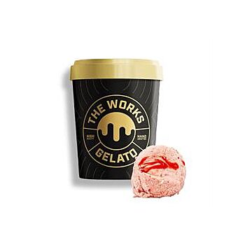 The Works Gelato - Strawberries & Cream Gelato (125ml)
