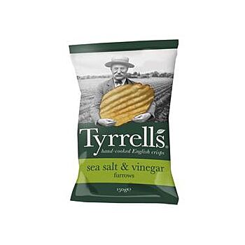Tyrrells - Furrows Salt & Vinegar Crisps (150g)