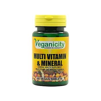 Veganicity - Multi Vitamins & Minerals (60 tablet)