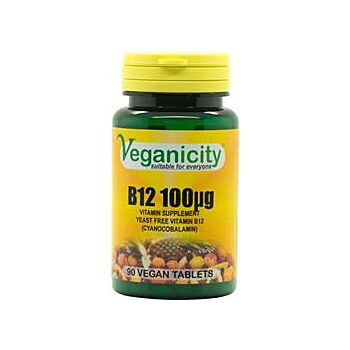 Veganicity - Vitamin B12 100ug (90 tablet)