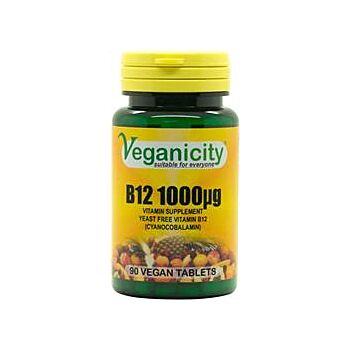 Veganicity - B12 1000ug (90 tablet)