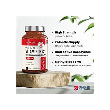 Vitabright - Dual Active Vitamin B12 (60 tablet)