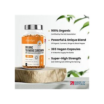 Vitabright - Organic Turmeric Curcumin 2160 (365 capsule)